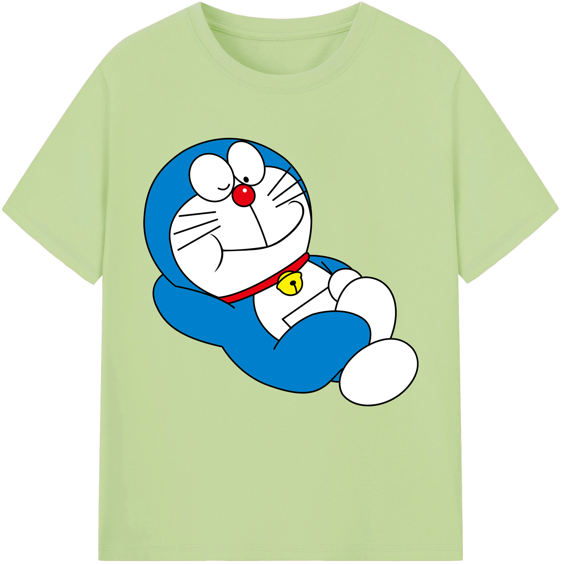 （画像用） ドラえもん Doraemon 綿100％半袖Tシャツ（フロントプリント）